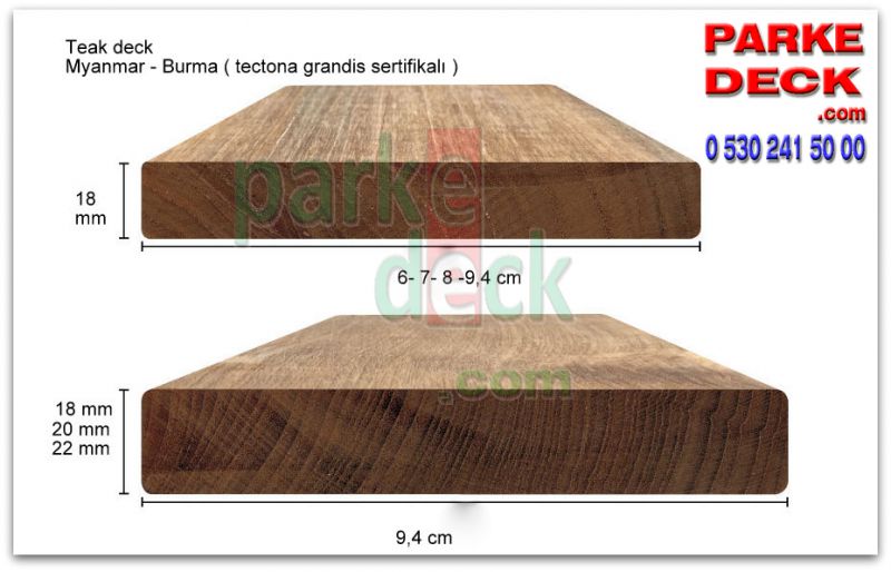 TEAK DECK -BURMA -MYANMAR